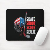 Youth Usa Ice Hockey Jersey Ice Boys Hockey Birthd マウスパッド (マウス)