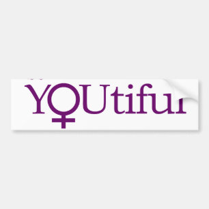 YOUtifulのバンパーステッカーがあって下さい バンパーステッカー