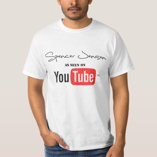 YouTubeで見られる Tシャツ (正面)
