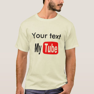 YouTubeのおもしろいなテンプレートは、それをあなた自身、人気があるしま Tシャツ