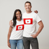 YouTubeのワイシャツ Tシャツ (ユニセックス)