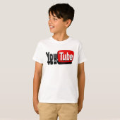 YouTubeをテーマにしたコーディネートTシャツ Tシャツ (正面フル)
