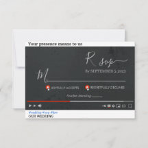 Youtubeをテーマパーソナライズされたにした3.5インチx 5インチレスポンスカード