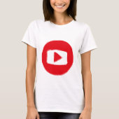 YouTubeアイコン Tシャツ (正面)