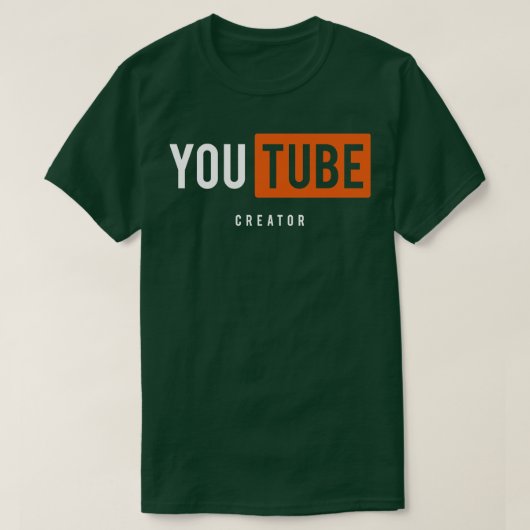Youtubeクリエーター Tシャツ (デザイン正面)