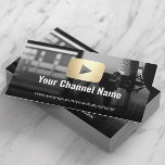 Youtubeチャンネルカスタムフォトモダン金ゴールドYoutuber 名刺<br><div class="desc">Youtubeチャンネルカスタムフォトモダン金ゴールドYoutuber名刺。</div>