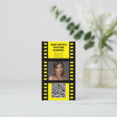 YouTubeチャンネルプロモーション – イエローフィルムMotif 名刺 (スタンド正面)