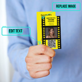 YouTubeチャンネルプロモーション – イエローフィルムMotif 名刺