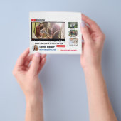 Youtubeチャンネルプロモーション チラシ (手)