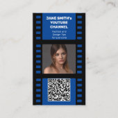 YouTubeチャンネルプロモーション- Blue Film Motif 名刺 (正面)