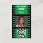 YouTubeチャンネルプロモーション- Green Film Motif 名刺 (正面)