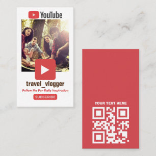 YoutubeチャンネルプロモーションTシャツ名刺 名刺
