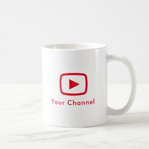 Youtubeチャンネル名カスタム コーヒーマグカップ