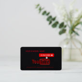 YouTubeチャンネル, YouTuber 名刺 (スタンド正面)