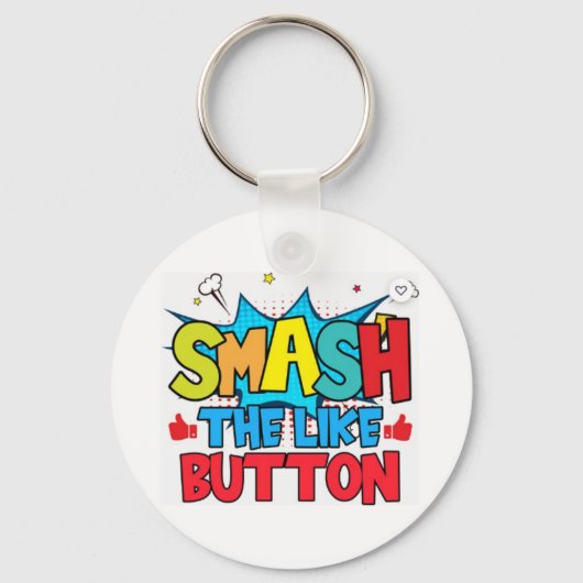 YouTubeチャンネルVlogger Youtuberキーリング キーホルダー (正面)