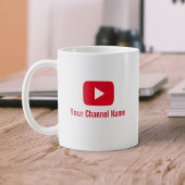 YoutubeチャンネルVlogger Youtuber コーヒーマグカップ