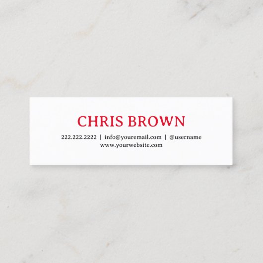 YoutubeチャンネルYoutubeソーシャルメディアミニ スキニー名刺 (裏面)