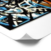 YOUTUBEビデオで見られるようにグラフィティアーティストMETRO ONE ポスター (角)