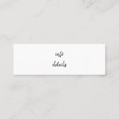 youtube名刺 スキニー名刺 (裏面)