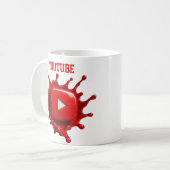 YouTube画像スタイル マグカップ (正面左)