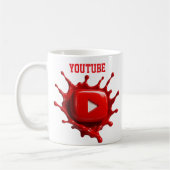 YouTube画像スタイル マグカップ (左)