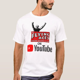 Youtube飛んでいるのTシャツのエース Tシャツ