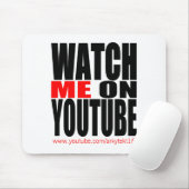 YouTube |のモダンの私を見て下さい(暗い) マウスパッド (マウス)