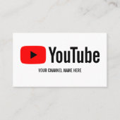 YOUTUBE クリエイター ポッドキャスター 登録 QRコード 写真 名刺 (正面)