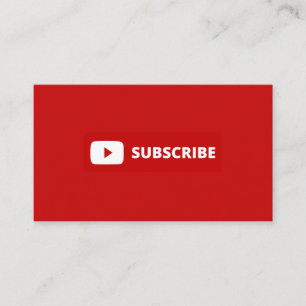 YouTube ユーチューバー 登録 名刺