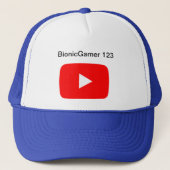 YouTube BionicGamer 123の帽子 キャップ (正面)