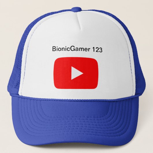 YouTube BionicGamer 123の帽子 キャップ (正面)
