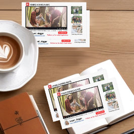 Youtube channel promotion Business Card 名刺