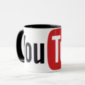 YouTube icon Mug マグカップ (正面左)