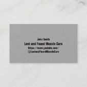 Youtube QRコード名刺 名刺 (裏面)