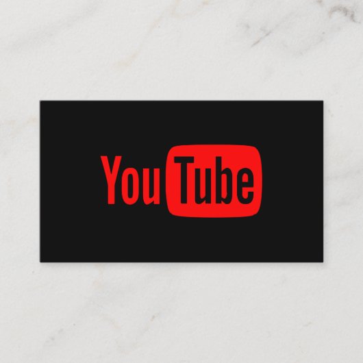 Youtube YoutuberソーシャルメディアブロージャーVloger 名刺 (正面)