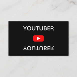 Youtube YoutuberソーシャルメディアブロージャーVloger 名刺
