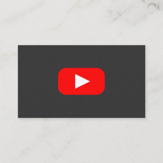 Youtube Youtuber Social Media Bloger Vloger 名刺 (正面)