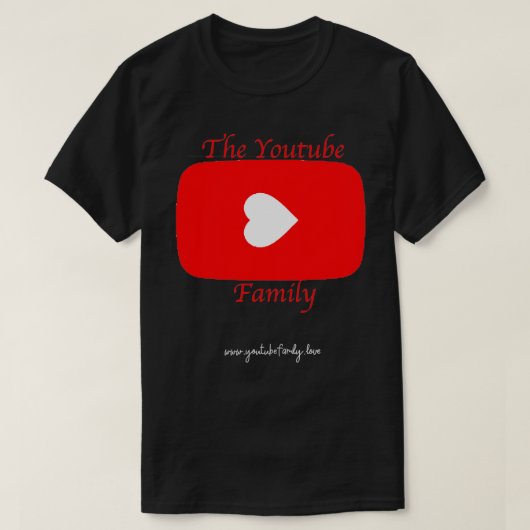 YoutubeFamily by HidaDesign#1 Tシャツ (デザイン正面)