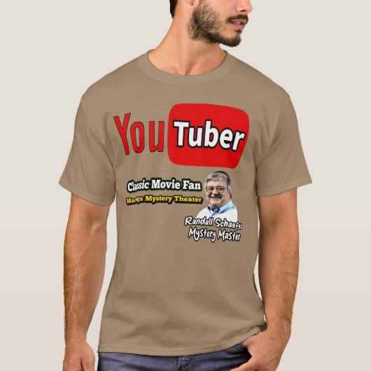 YouTuber Randall Schaefer Classic Movies vintage Tシャツ (正面)