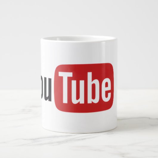 Youtuber Vlogger Youtube Channel Name Coffee Mug ジャンボコーヒーマグカップ (正面)