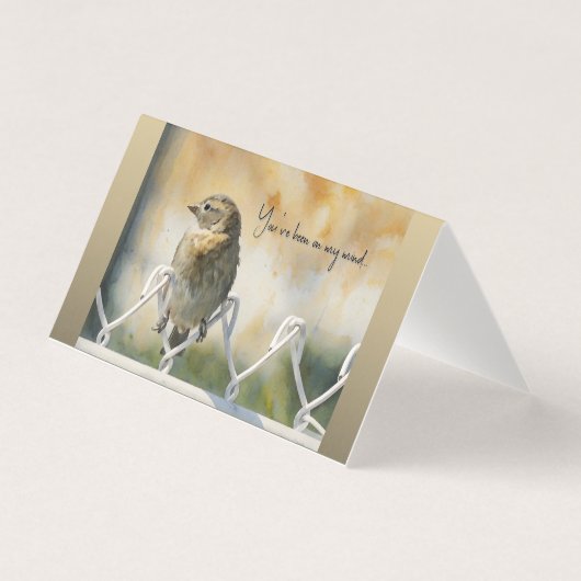 You've been on my mind... Thinking of You Card (正面)