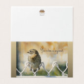 You've been on my mind... Thinking of You Card (外部フラット)