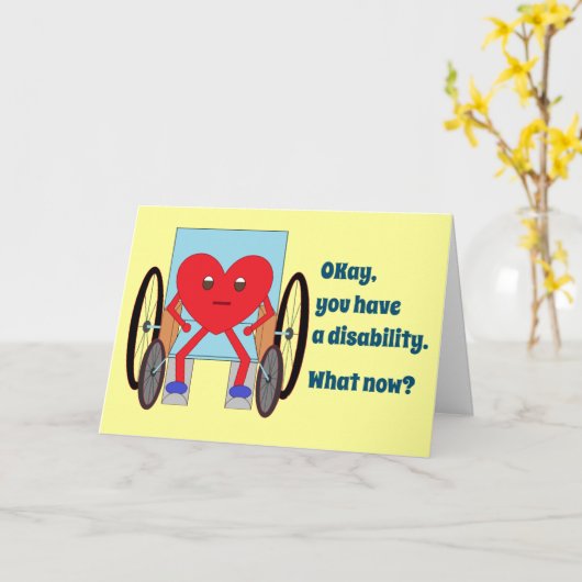 You've Got a Lot of Heart:  Disability カード (黄色い花)