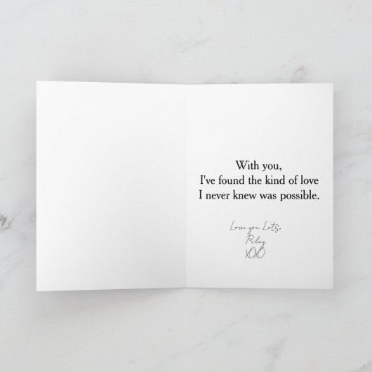 You've Got a Pizza My Heart Funny  カード (内部)