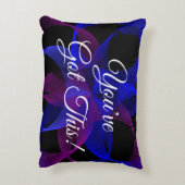 You've Got This Geometric Accent Pillow アクセントクッション (裏面(縦))