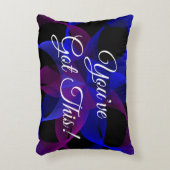 You've Got This Geometric Accent Pillow アクセントクッション (正面(垂直))