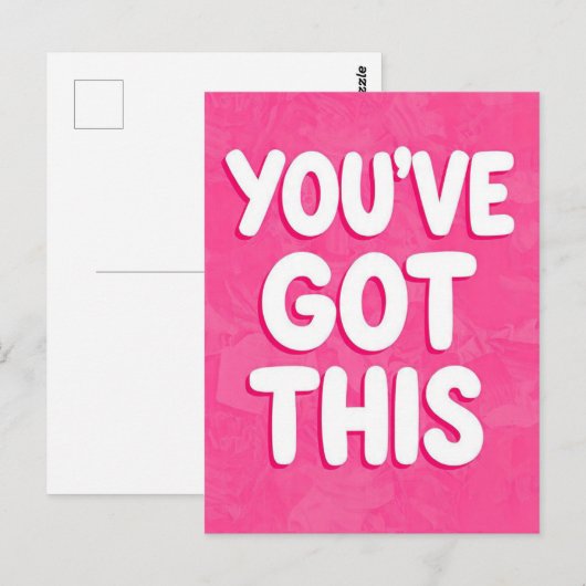 You've got this words on pink ポストカード (正面/裏面)