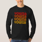 Yowza  Weird Goofy Odd Old Retro Repeating Dad Wor Tシャツ (正面)