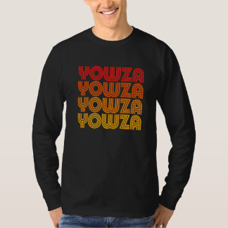 Yowza  Weird Goofy Odd Old Retro Repeating Dad Wor Tシャツ