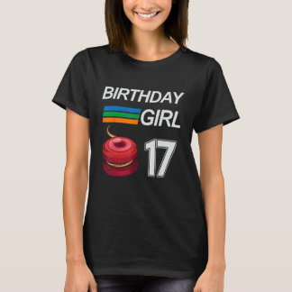 YOYO 17歳の女の子のための誕生日Yoyo Tシャツ